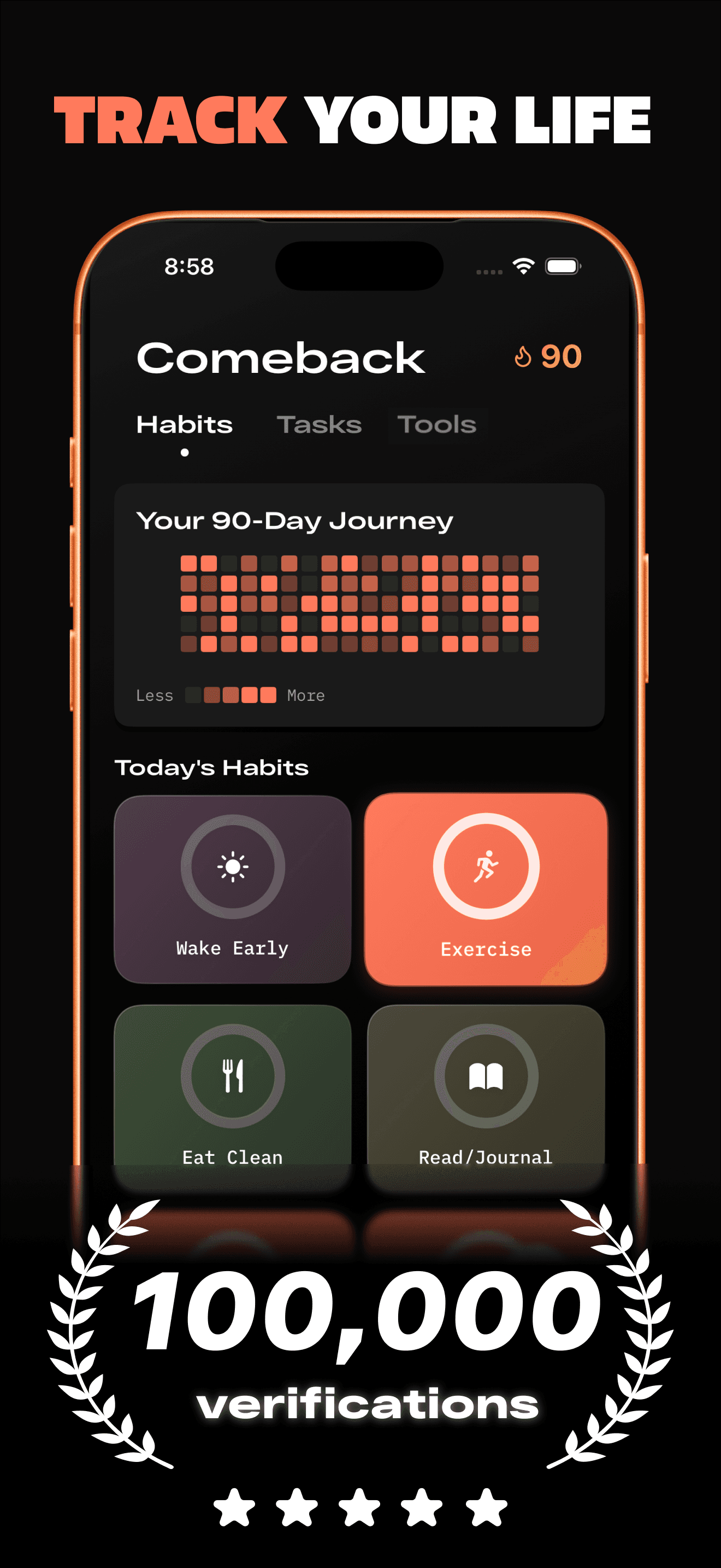 Comeback app preview 1